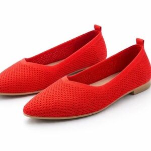Red Women's Flats